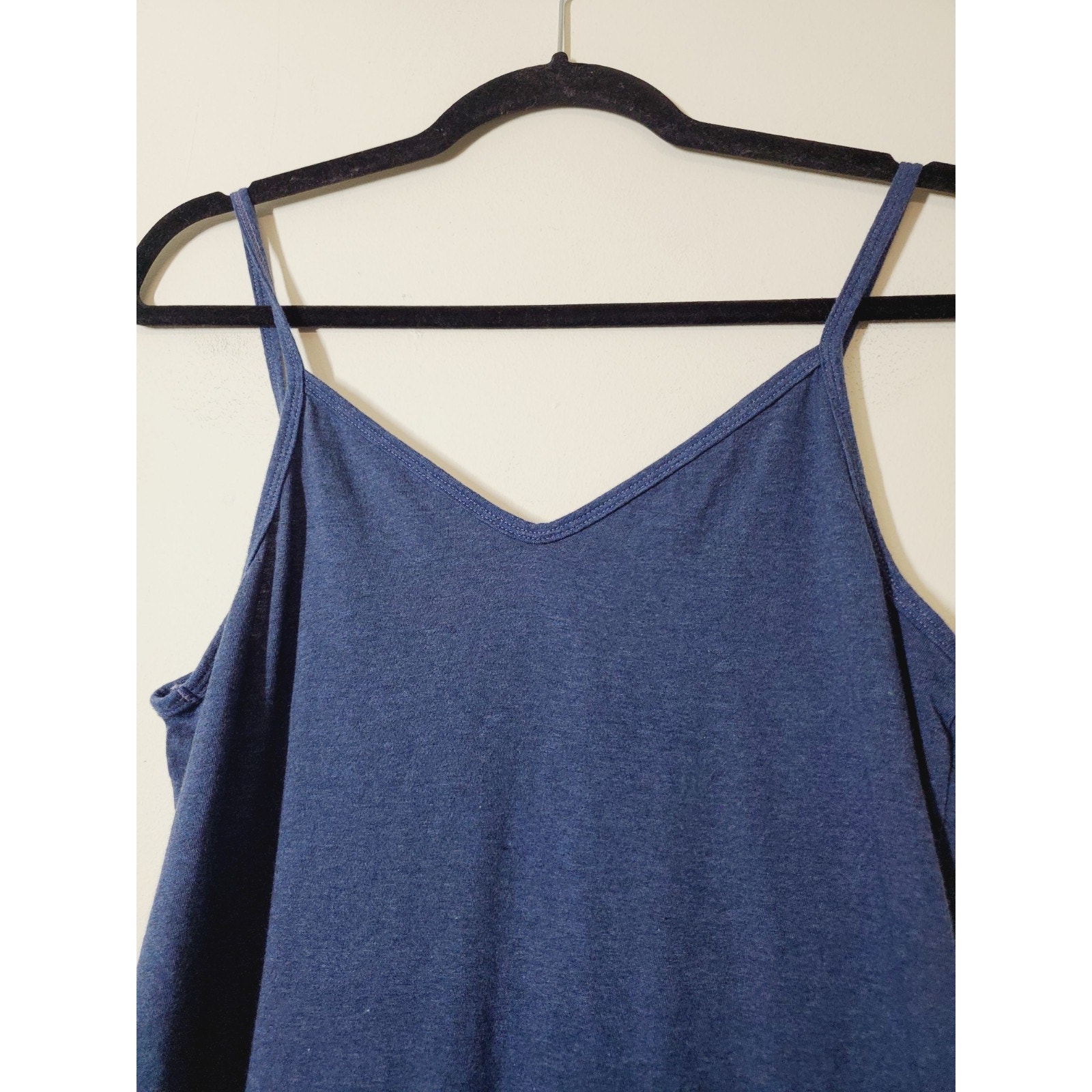 Cottonique Womens 5 Slip Dress 100% Organic Cotton Chemical Free Blue Natural — image 4 of 8